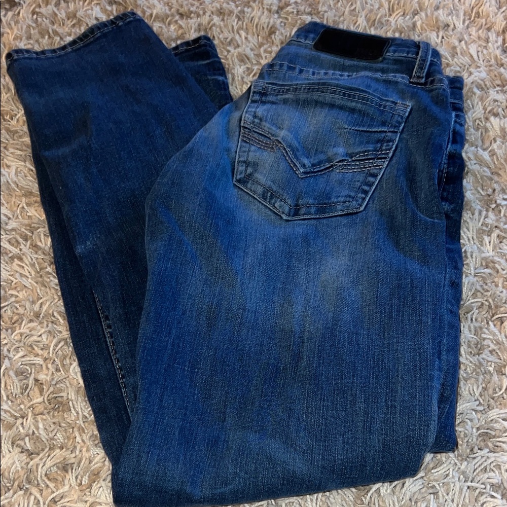 BKE Men's Straight Leg Jeans in Indigo 28x34